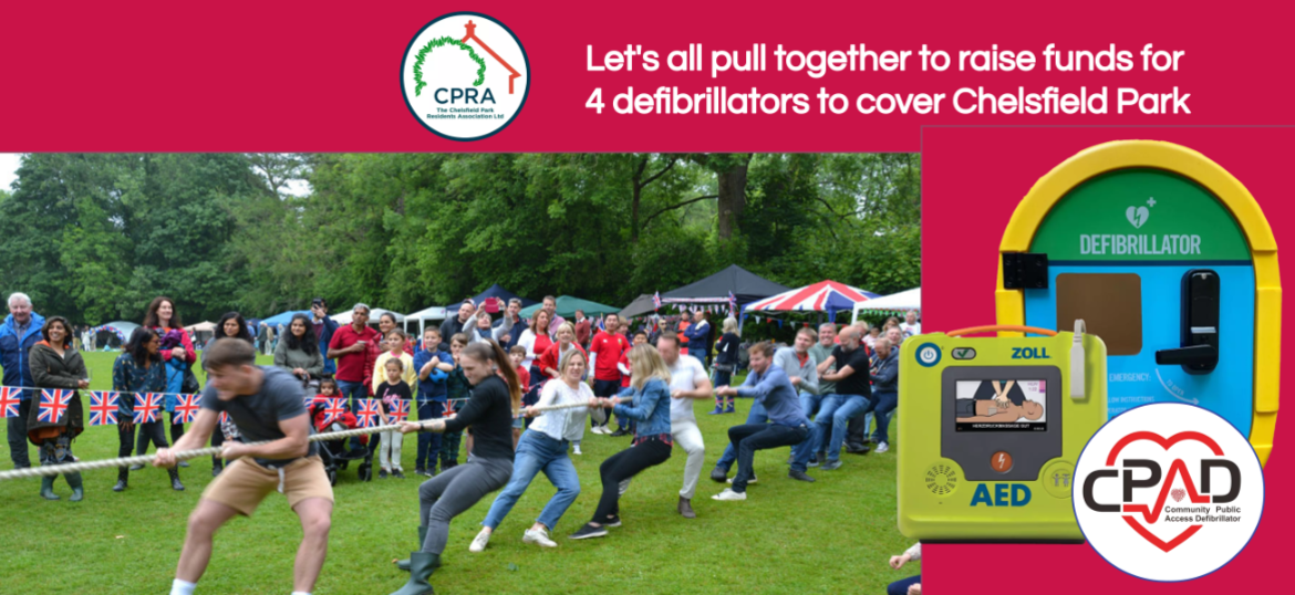 Chelsfield Park Defibrillator Appeal